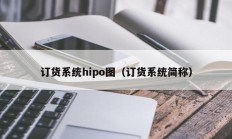 订货系统hipo图（订货系统简称）