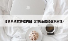 订货系统软件结构图（订货系统的基本原理）