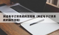 简述电子订货系统的流程图（简述电子订货系统的操作流程）